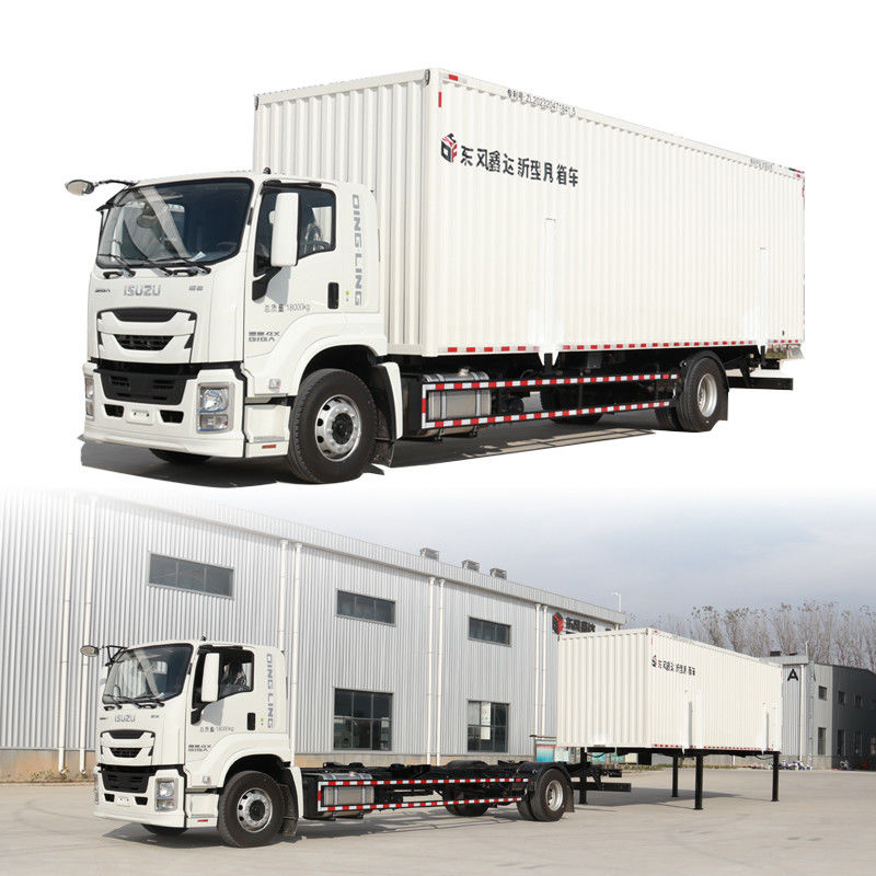 Isuzu 4*2 12 tonnellate 19CBM 45CBM 59CBM furgone di consegna di merci di medie dimensioni per la tecnologia di nuova generazione