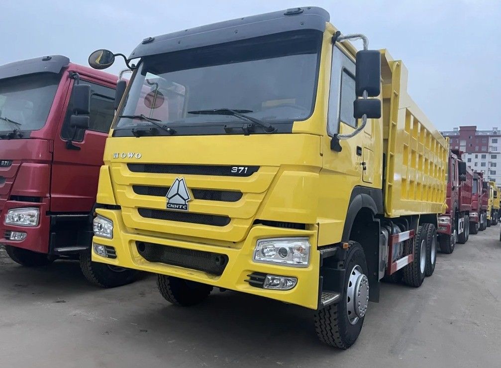 Sinotruck ristrutturato Howo 6x4 10 Wheeler 371hp Usato Tipper Dump Truck Cruise Control Nessun