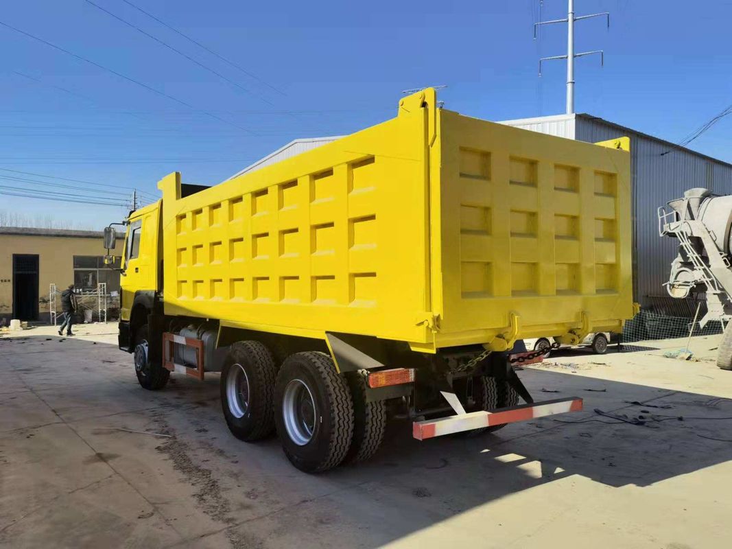 Sinotruck ristrutturato Howo 6x4 10 Wheeler 371hp Usato Tipper Dump Truck Cruise Control Nessun