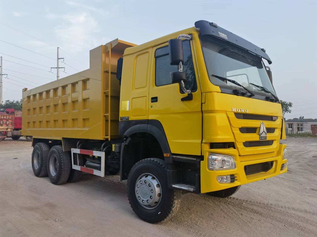 Sinotruck ristrutturato Howo 6x4 10 Wheeler 371hp Usato Tipper Dump Truck Cruise Control Nessun