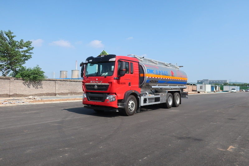 CIMC LINYU 6*4 24m3 Camione cisterna in lega di alluminio per il trasporto di combustibile liquido infiammabile