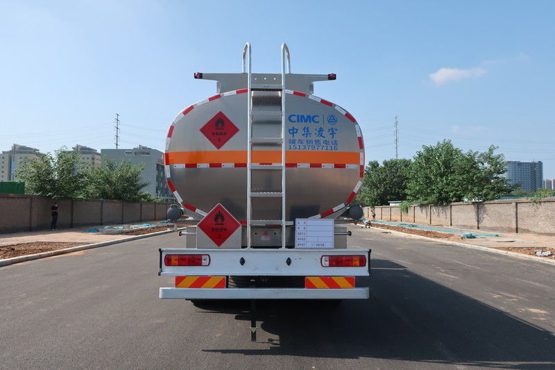 CIMC LINYU 6*4 24m3 Camione cisterna in lega di alluminio per il trasporto di combustibile liquido infiammabile