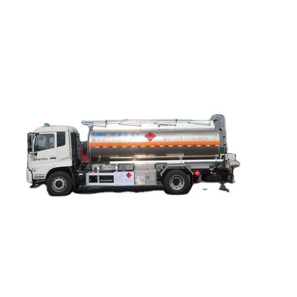 15m3 CIMC LINYU Dongfeng Cisterna petrolifera Camione di trasporto di combustibile liquido in lega di alluminio