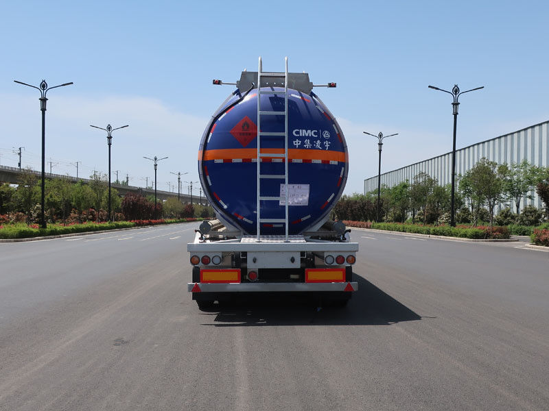 Isolamento 45,5m3 3 assi semirimorchio infiammabile per liquidi per veicoli da trasporto di liquidi