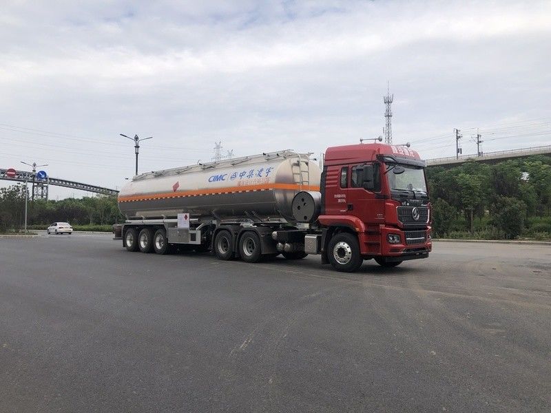 3 assi 44m3 Benzina liquida Aviazione Cherosene Carburante a reazione Trasporto Semi-remolchi Cisterna