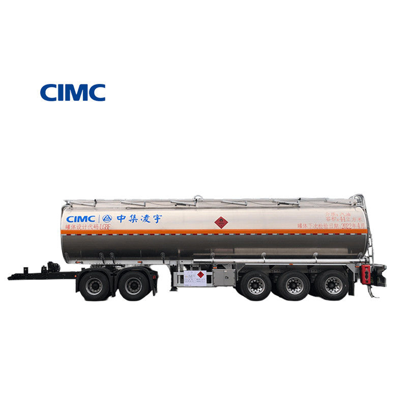 Cisterna diesel in lega di alluminio per l'Africa 44m3 Diesel liquido semirimorchio Benzina