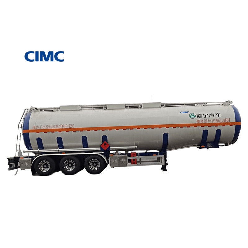 CIMC LINYU 48000 50000Litro Serbatoio di carburante rimorchio 3 asse 48m3 Semi rimorchio in lega di alluminio