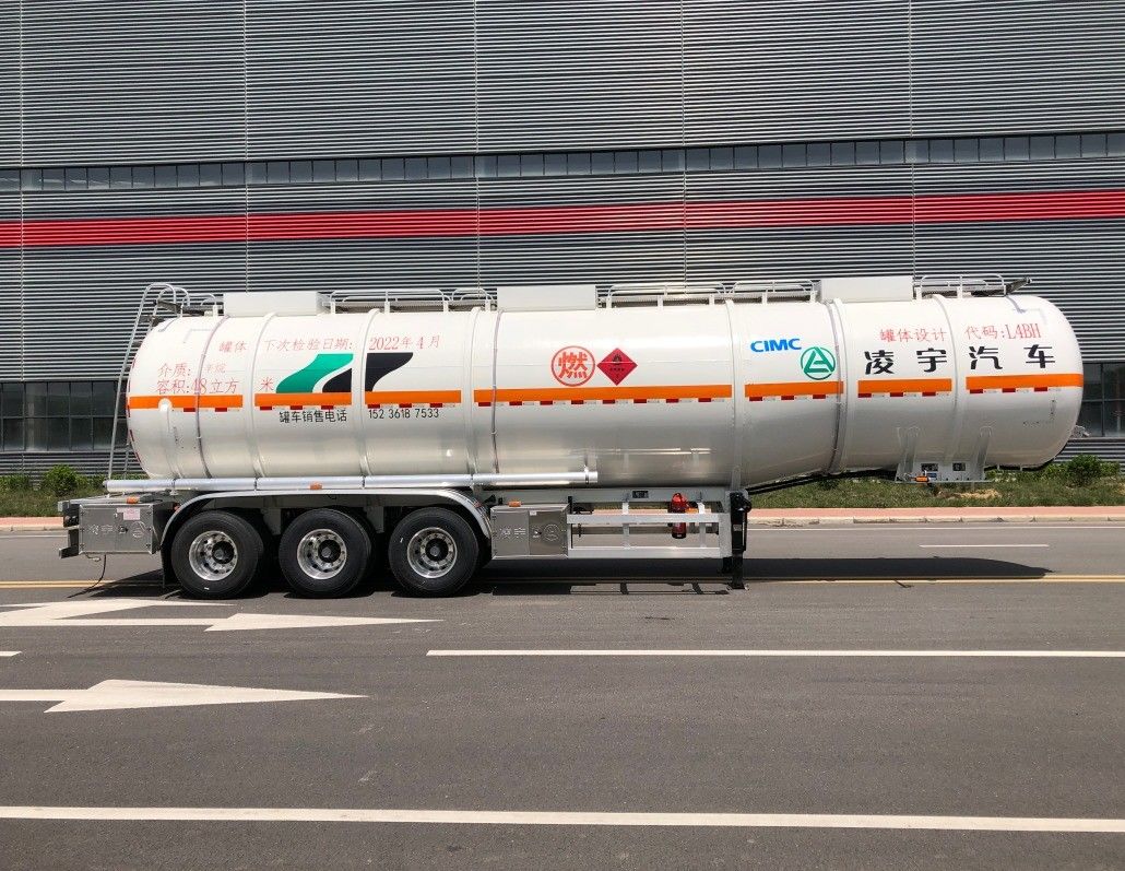 CIMC LINYU 48000 Litri di Carburante per il Trasporto Efficiente del Petrolio Grezzo
