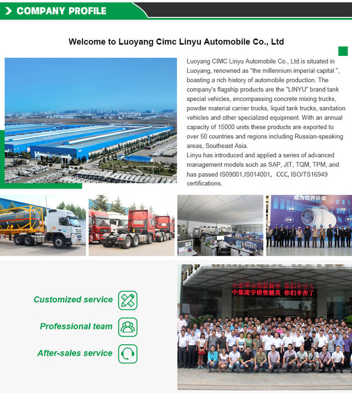 CIMC LINYU 48000 Litri di Carburante per il Trasporto Efficiente del Petrolio Grezzo