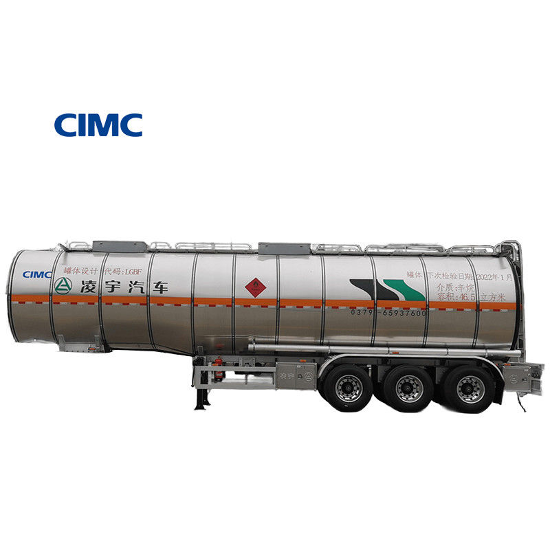 32100/31800 KG Massa di carico nominale CIMC LINYU 8*4 Leggio di alluminio
