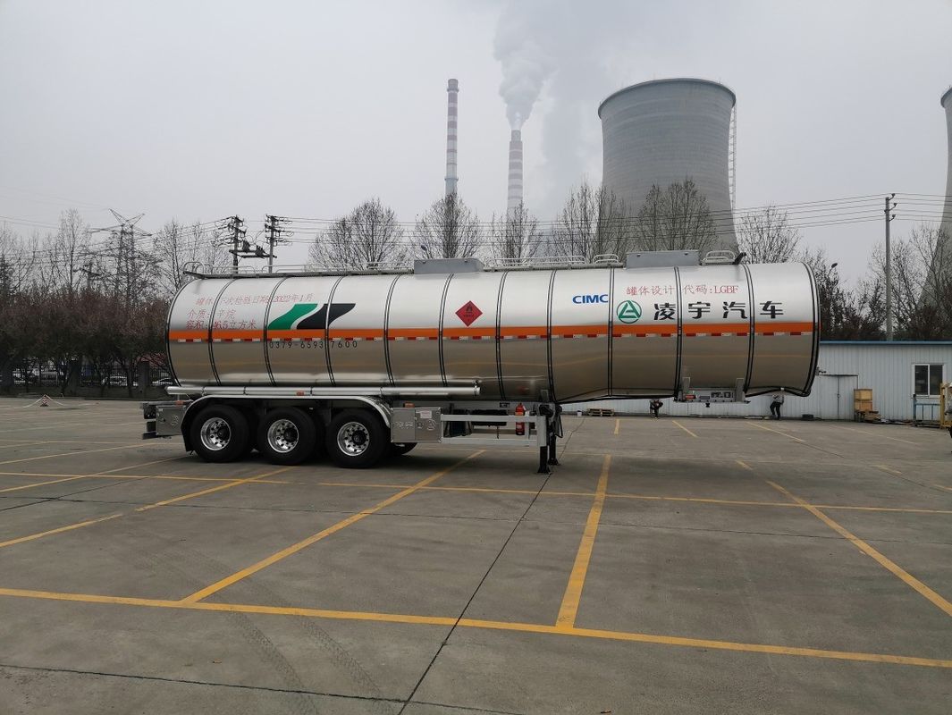 32100/31800 KG Massa di carico nominale CIMC LINYU 8*4 Leggio di alluminio