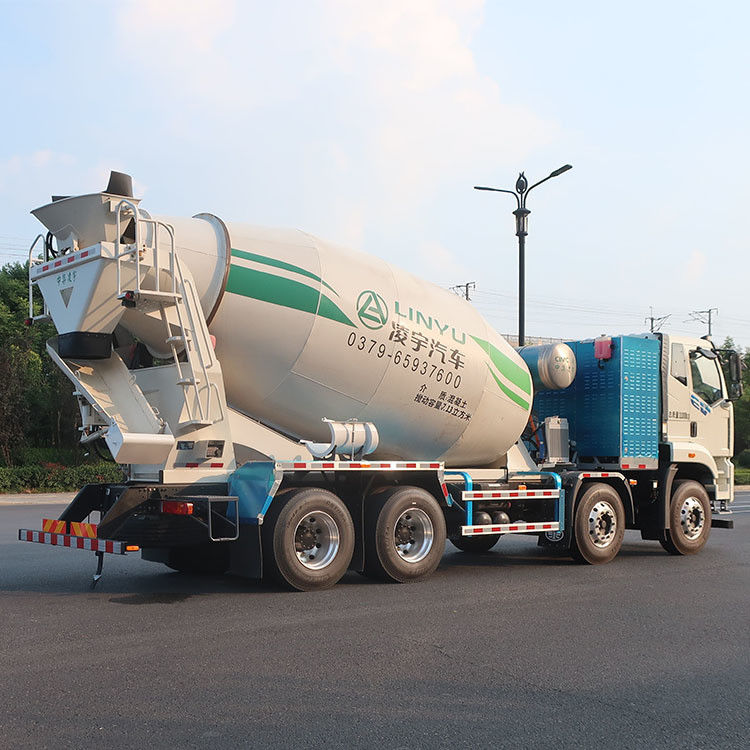CIMC LINYU 16cbm camion miscelatore di calcestruzzo con velocità di alimentazione rapida del calcestruzzo ≥ 3 m3/min