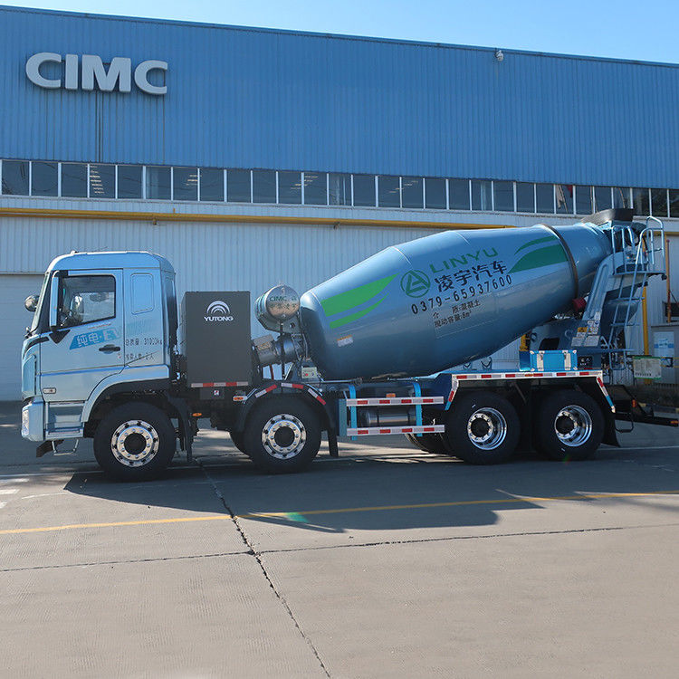 13000 kg elettrico 8x4 12cbm grande mobile cemento miscelatore di cemento camion per da CIMC LINYU
