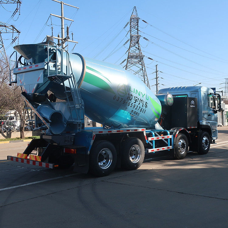 13000 kg elettrico 8x4 12cbm grande mobile cemento miscelatore di cemento camion per da CIMC LINYU