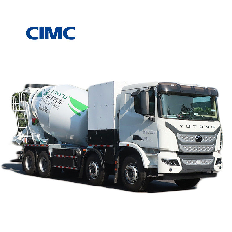 380kw CIMC LINYU 10 m3 Autocaricatore elettrico 8x4 autocaricatore di calcestruzzo mobile per la miscelazione