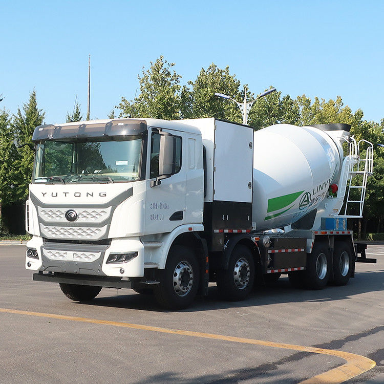 380kw CIMC LINYU 10 m3 Autocaricatore elettrico 8x4 autocaricatore di calcestruzzo mobile per la miscelazione