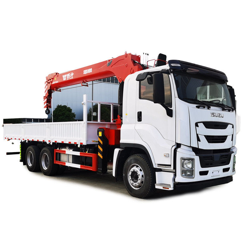 Isuzu 12 tonnellate 16 tonnellate pickup camion montato gru con telescopio Boom 19.5M Span 6 * 4