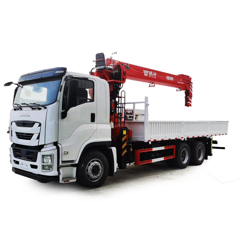 Isuzu 12 tonnellate 16 tonnellate pickup camion montato gru con telescopio Boom 19.5M Span 6 * 4