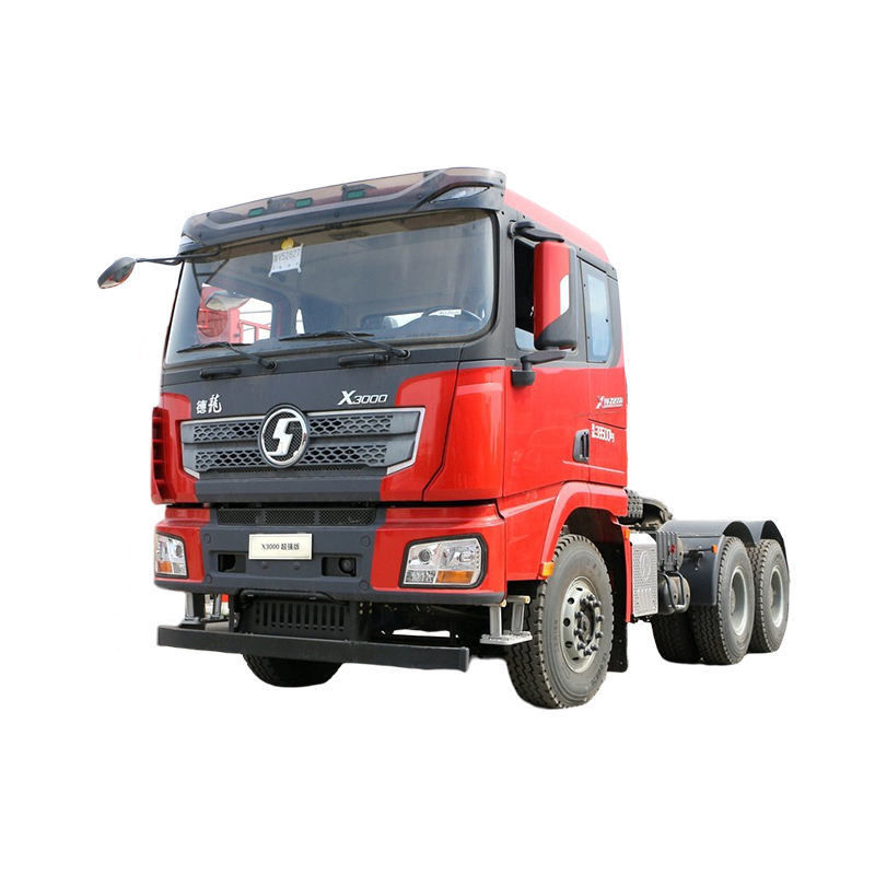Guida a sinistra Usato Shacman 6*4 500hp Automobile Trattiore testa camion semirimorchio camion