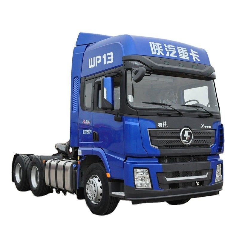 Asse anteriore HF9T Shacman 6x4 rimorchio Camion testa trattore Camion con motore Cummins 500 hp