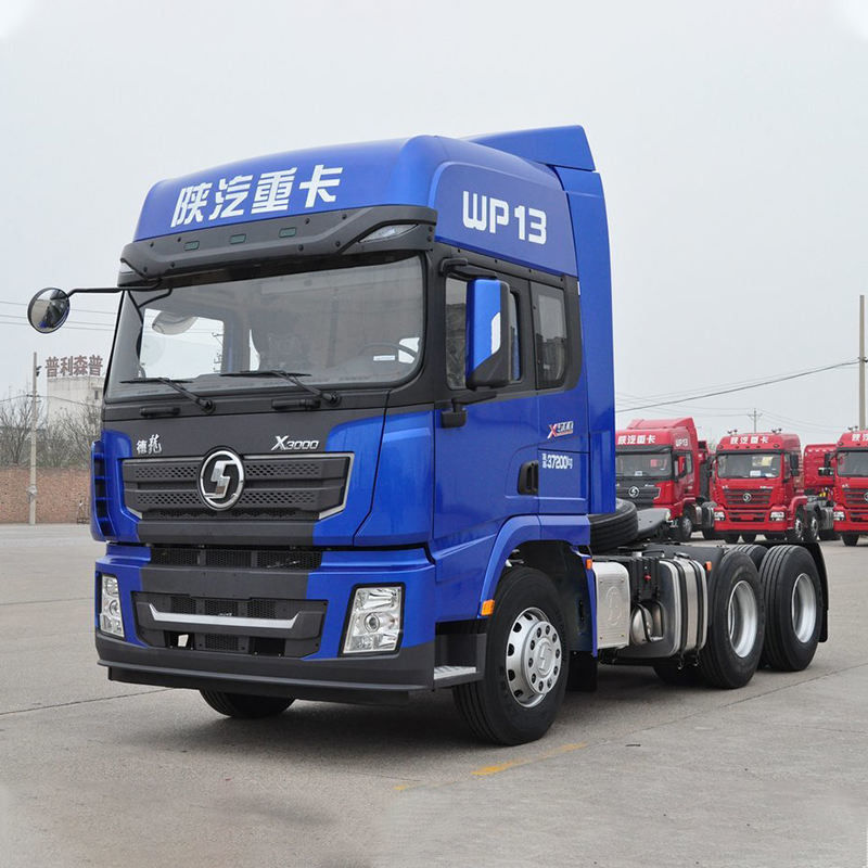Asse anteriore HF9T Shacman 6x4 rimorchio Camion testa trattore Camion con motore Cummins 500 hp