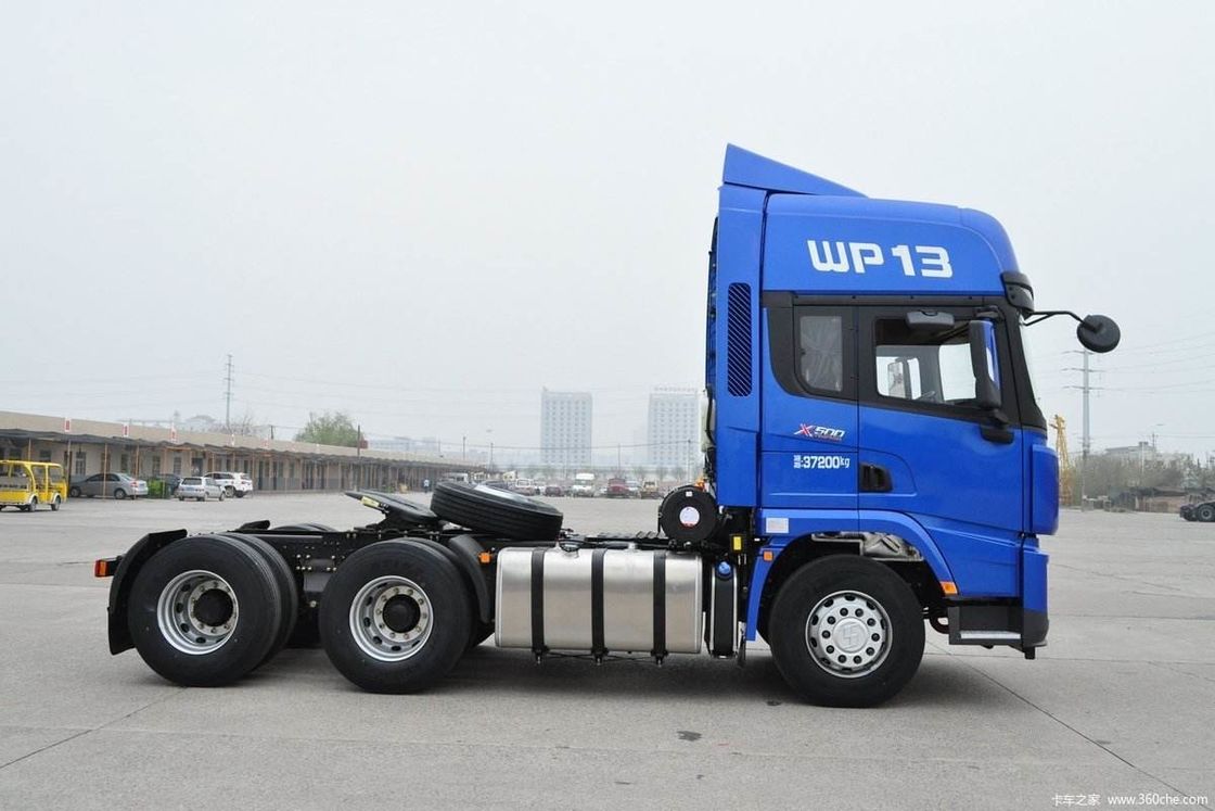 Asse anteriore HF9T Shacman 6x4 rimorchio Camion testa trattore Camion con motore Cummins 500 hp
