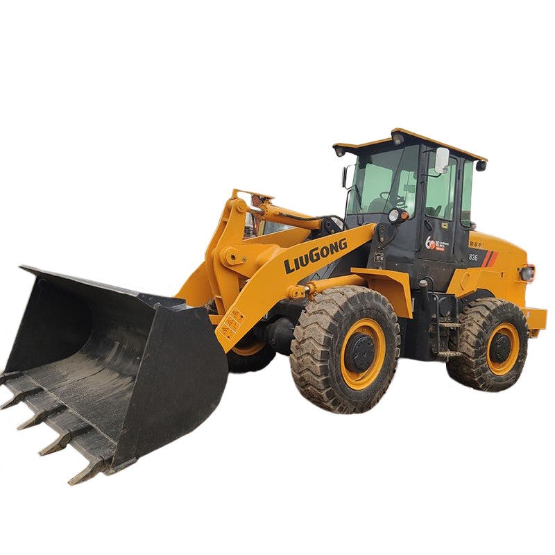 8000 kg LIUGONG 836 Cat Front End Loader Macchine caricatori usati per motore caricatore ruote