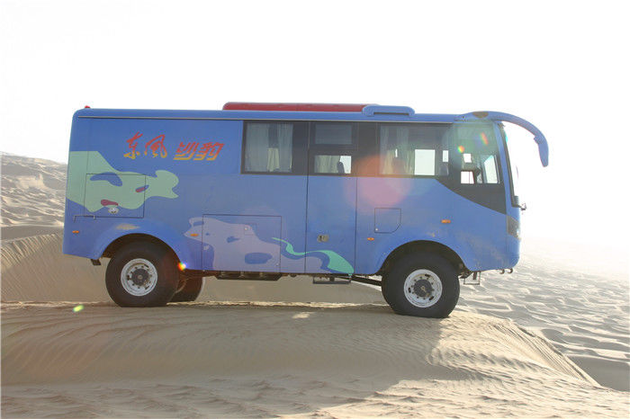 6700mm Lunghezza 4x4 Desert Bus Off-road Awd 14 posti Autobus passeggeri Per l'Africa Euro 3 Standard di emissioni