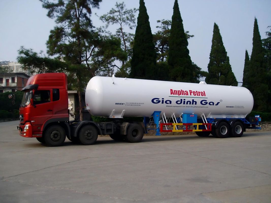 Capacità 50m3 Cisterna di GPL Semi-remorco con temperatura di progettazione -20/50C da CIMC LINYU