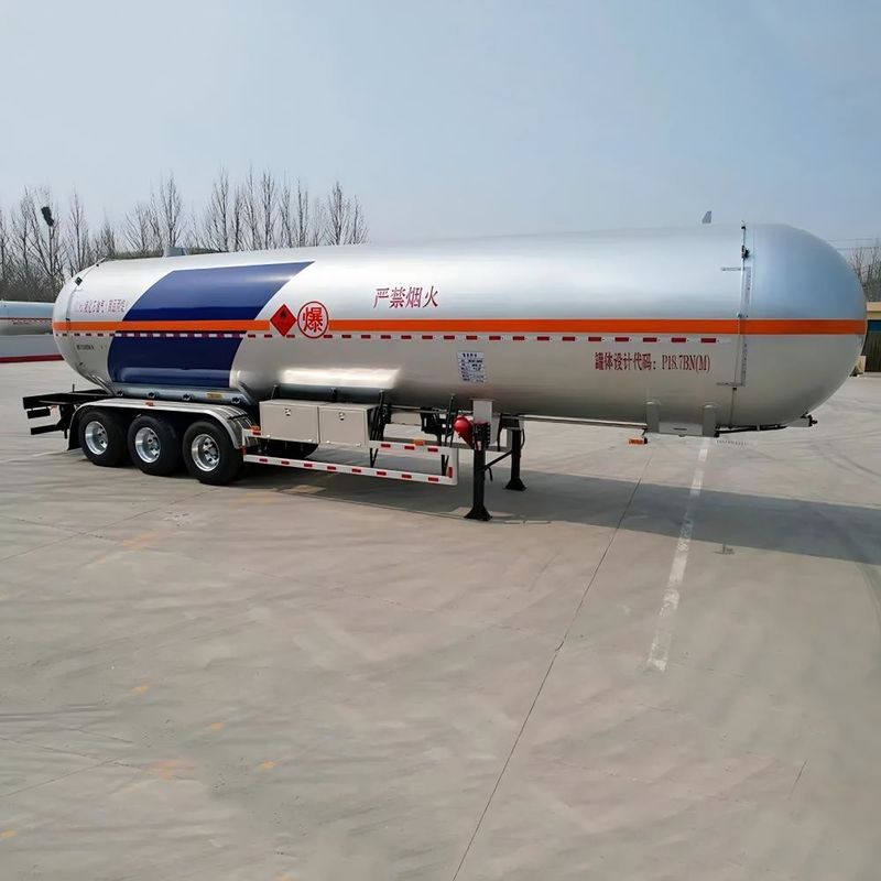 50m3 semirimorchio a GPL per camion e di grande capacità entro L11390mm *W2500mm *H3980mm